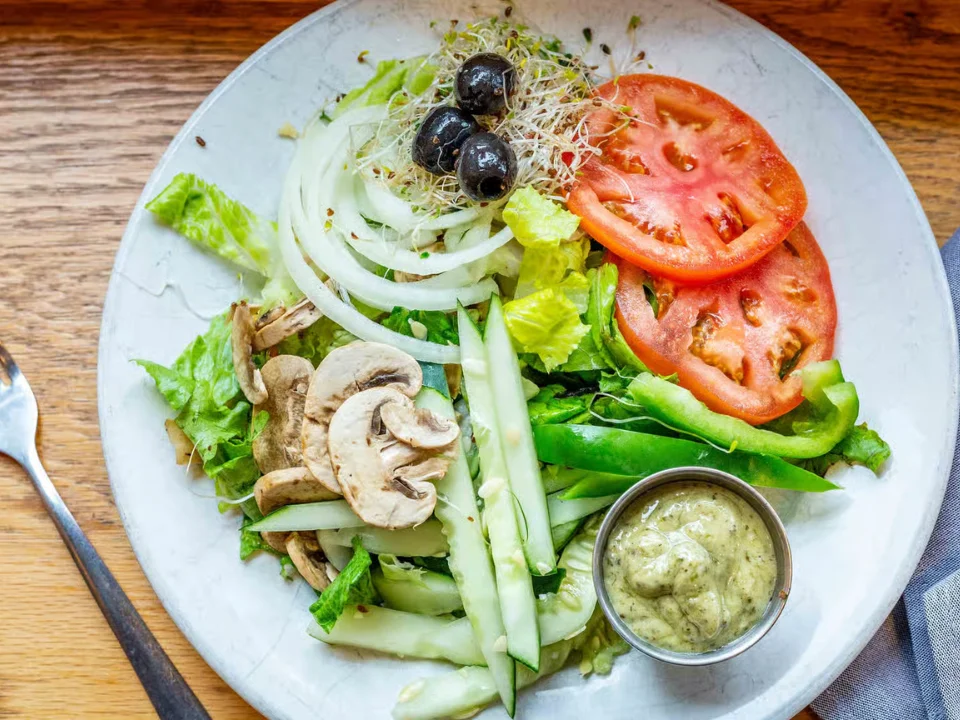 Garden Salad - Fresh mixed greens with seasonal vegetables
